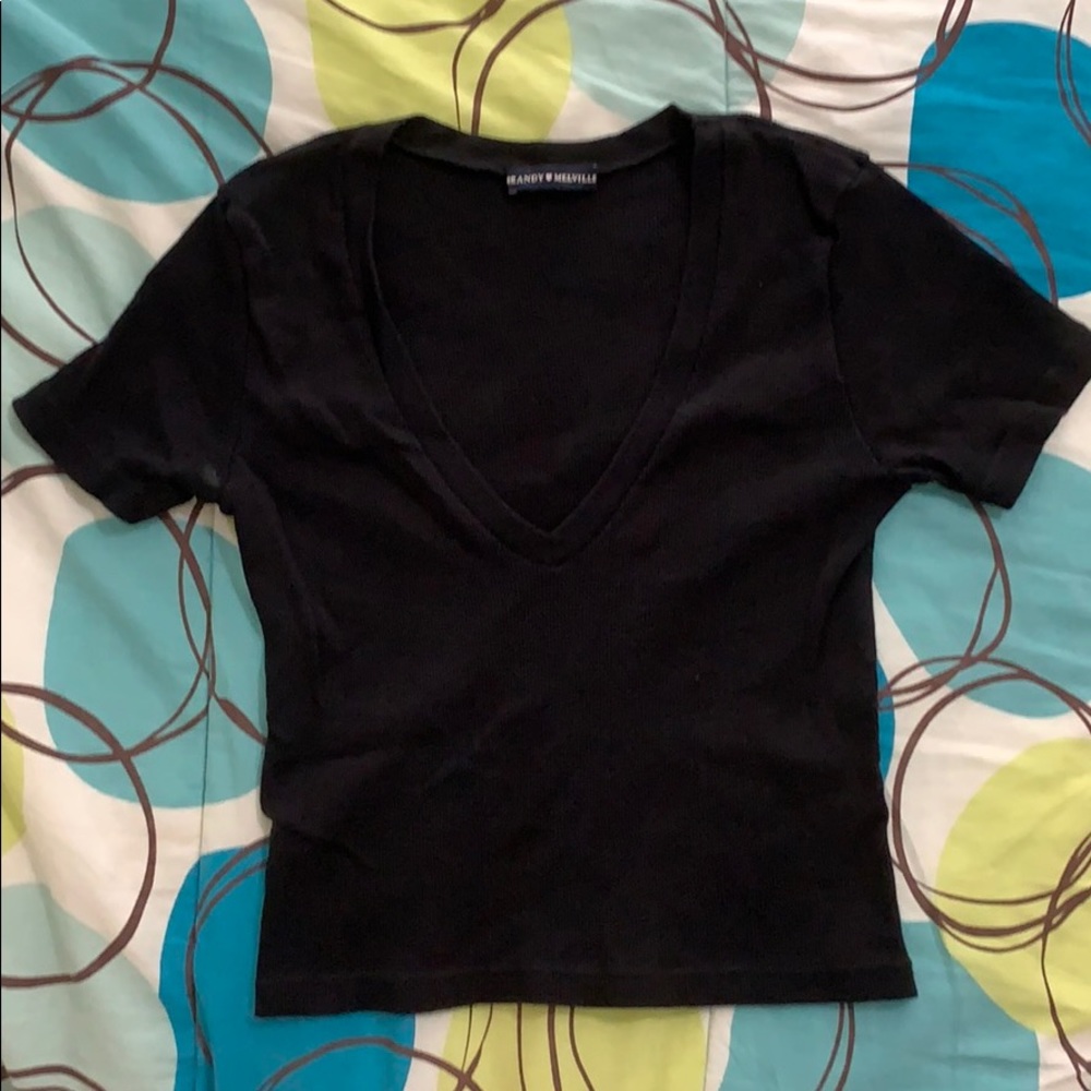 brandy v-neck